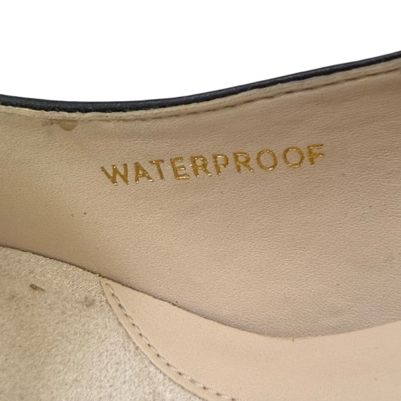 Cole Haan Go To Park Black Leather Almond Toe Pumps Size 5.5B - Picture 15 of 16